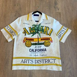 AMIRI Rum Bowling Shirt . 100% Authentic